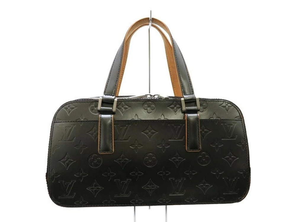 LOUIS VUITTON Shelton Handbag Monogram Matte Noir Black